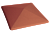 картинка Клинкерный колпак KING KLINKER 445x445x90мм Рубиновый красный (01)